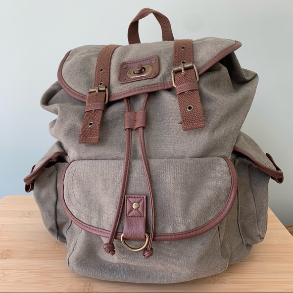 Mossimo Supply Co. Handbags - Mossimo Olive Green Backpack
